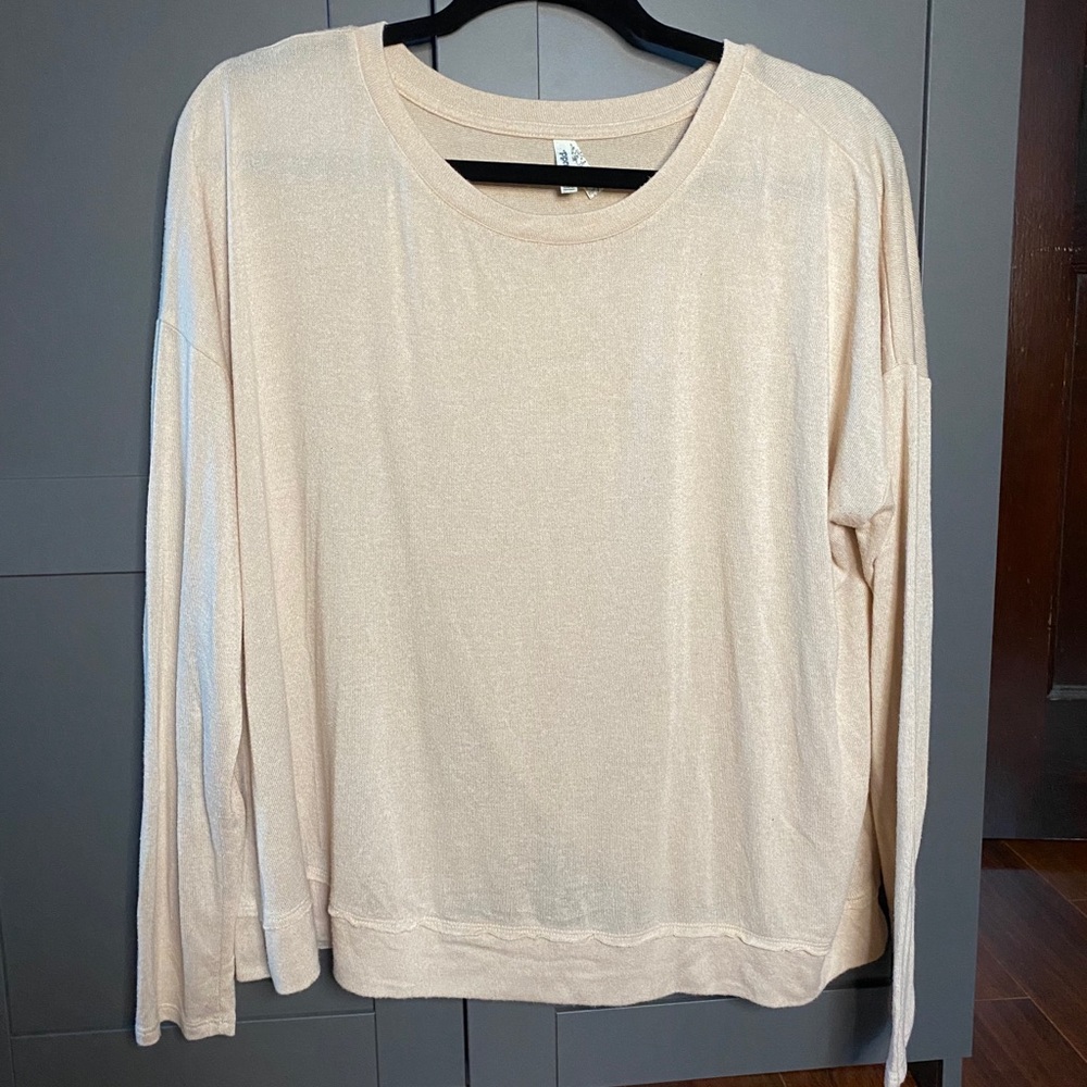 Cross back sweater